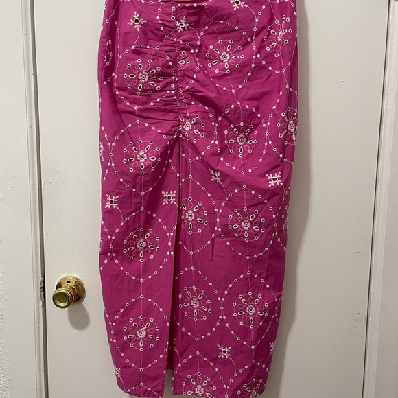 BRAND NEW ZARA EMBROIDERED EYELET SKIRT - Picture 6 of 13